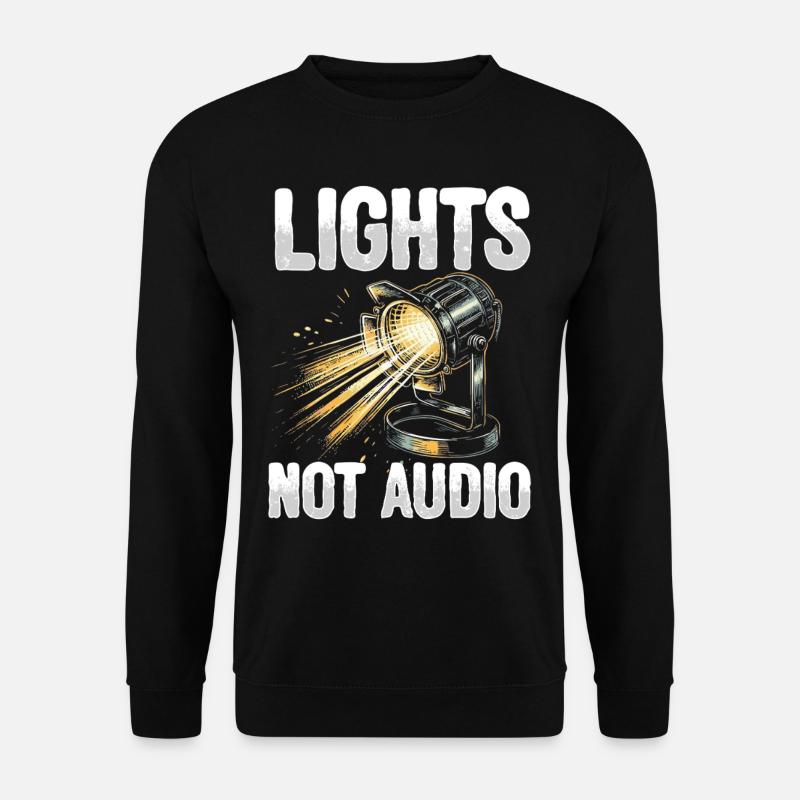 Lichttechniker Beleuchtungstechniker Lichttechnik - Unisex Pullover - Schwarz