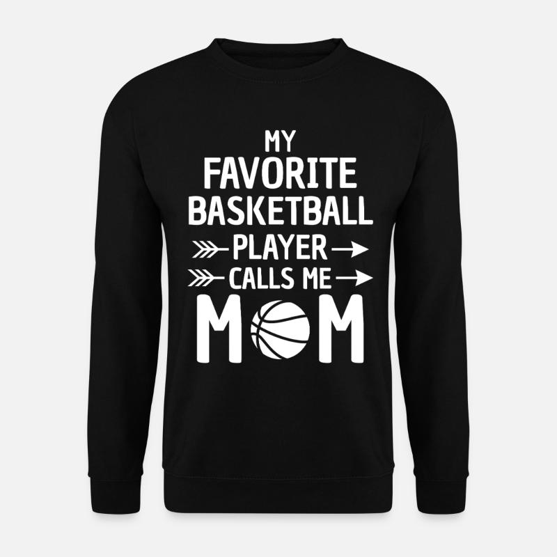 Lustiger Basketball Spruch Mama - Unisex Pullover - Schwarz