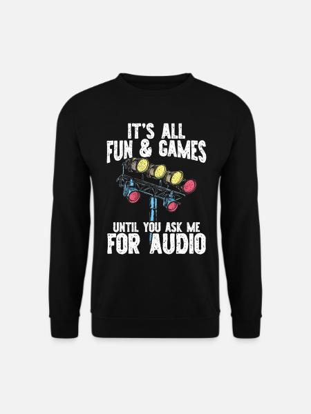 Lichttechniker Beleuchtungstechniker Lichttechnik - Unisex Pullover - Schwarz