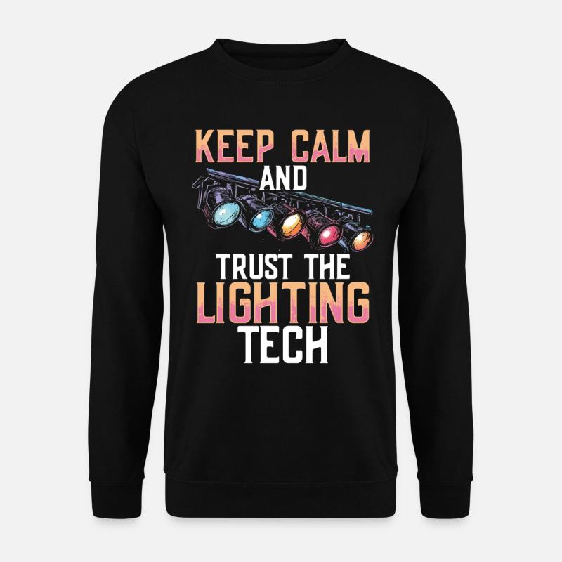 Lichttechniker Beleuchtungstechniker Lichttechnik - Unisex Pullover - Schwarz