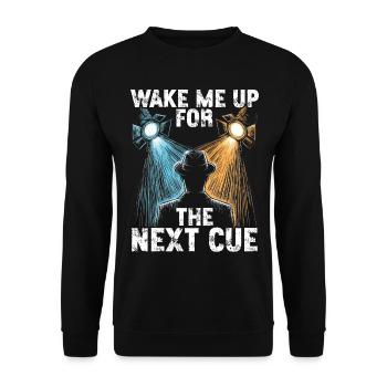 Lighting technician Lighting technician Lighting technology - Unisex Sweatshirt - black - Front - Alina (178cm) & Michal (187cm)