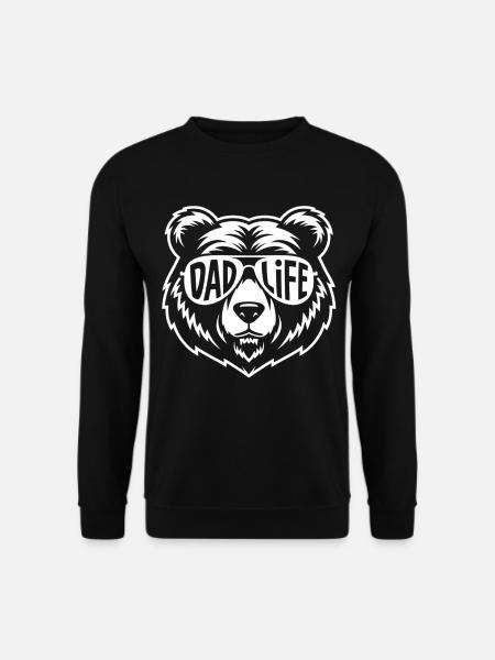 Strong dad look - Unisex Sweatshirt - black