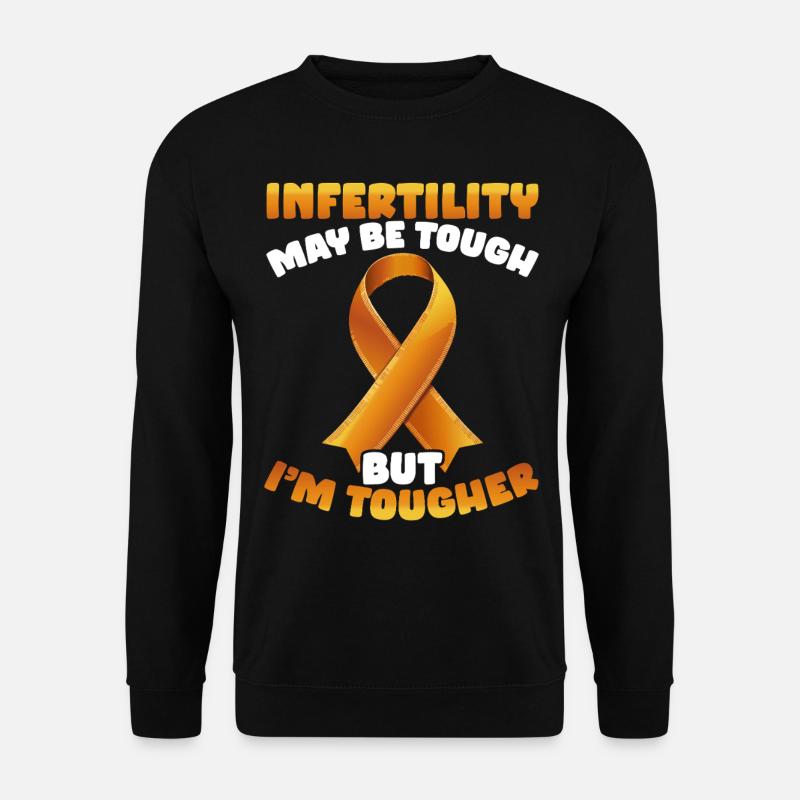 Infertility awareness IVF fertilization - Unisex Sweatshirt - black
