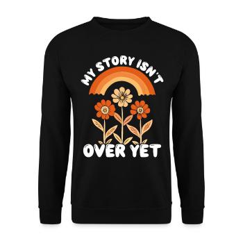 Awareness of Infertility IVF Fertilization - Unisex Sweatshirt - black - Front - Alina (178cm) & Michal (187cm)