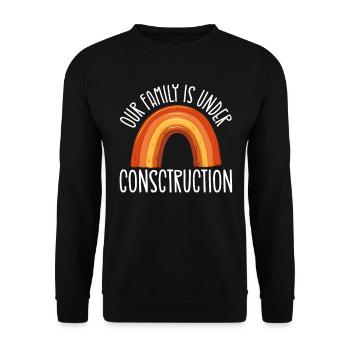 Bewusstsein für Unfruchtbarkeit IVF Befruchtung - Unisex Pullover - Schwarz - Vorne - Alina (178cm) & Michal (187cm)