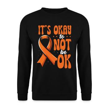 Infertility awareness IVF fertilization - Unisex Sweatshirt - black - Front - Alina (178cm) & Michal (187cm)
