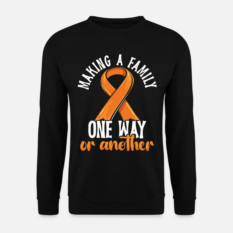 Infertility awareness IVF fertilization - Unisex Sweatshirt - black