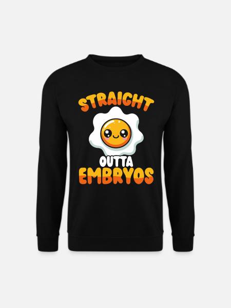 Infertility awareness IVF fertilization - Unisex Sweatshirt - black