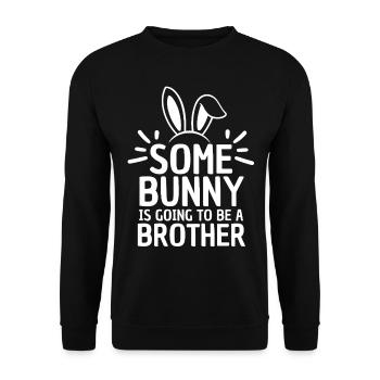 Sibling Brother Design Funny Saying - Unisex Sweatshirt - black - Front - Alina (178cm) & Michal (187cm)