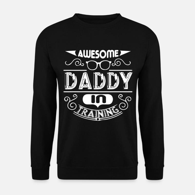 Father's Day Awesome Daddy - Unisex Sweatshirt - black