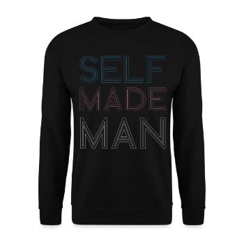 Fierté LGBT transgenre - Sweat-shirt Unisexe - noir - Devant - Alina (178cm) & Michal (187cm)