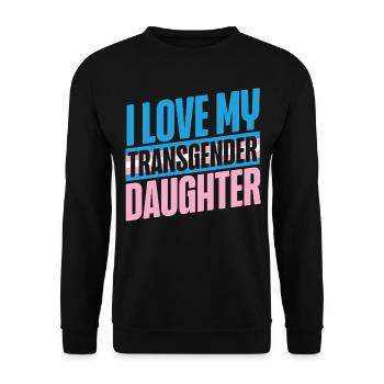 Fierté LGBT transgenre - Sweat-shirt Unisexe - noir - Devant - Alina (178cm) & Michal (187cm)