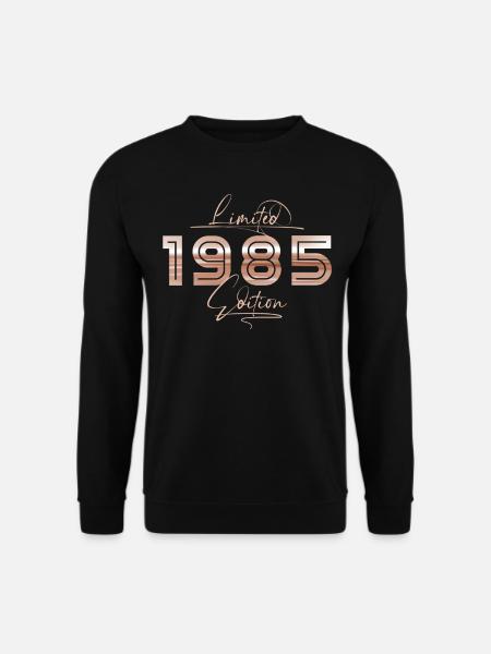 Limited 1985 Edition Retro Geburtstag Geschenk - Unisex Pullover - Schwarz