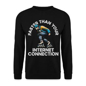 Patins à roues alignées Rollers Patins à roues alignées - Sweat-shirt Unisexe - noir - Devant - Alina (178cm) & Michal (187cm)