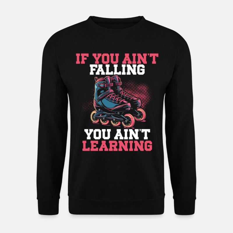 Inline Skating Rollerblading Inline Skates - Unisex Pullover - Schwarz