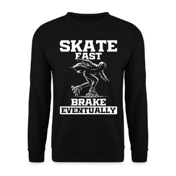 Patins à roues alignées Rollers Patins à roues alignées - Sweat-shirt Unisexe - noir - Devant - Alina (178cm) & Michal (187cm)