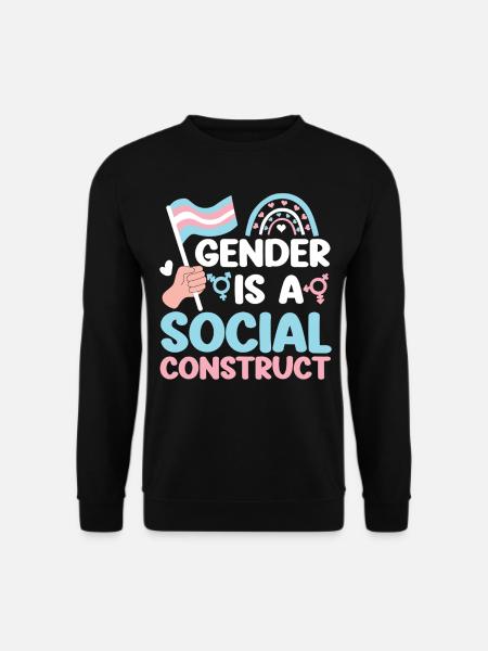 Transgender Trans LGBT Pride - Unisex Pullover - Schwarz