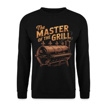 Légende du barbecue - Sweat-shirt Unisexe - noir - Devant - Alina (178cm) & Michal (187cm)