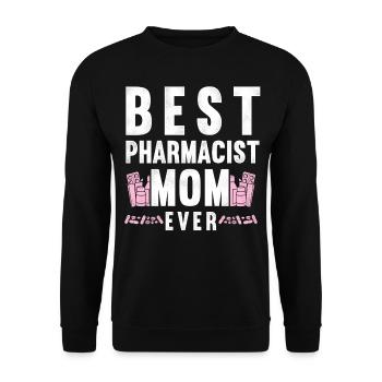 Technicien en pharmacie - Sweat-shirt Unisexe - noir - Devant - Alina (178cm) & Michal (187cm)