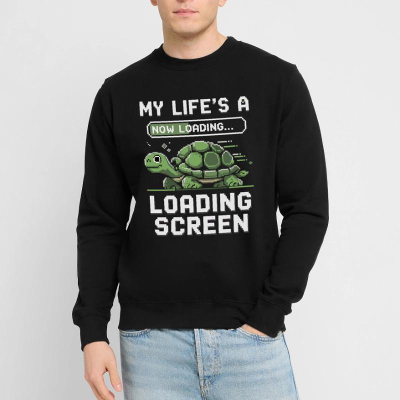 Turtle in the loading screen Unisex Sweatshirt