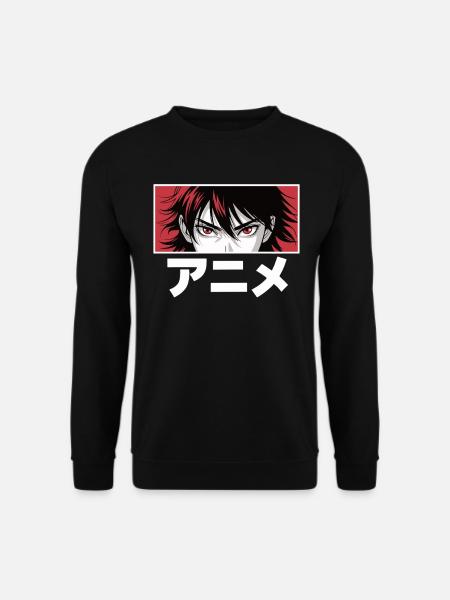 Yeux d’anime - Sweat-shirt Unisexe - noir