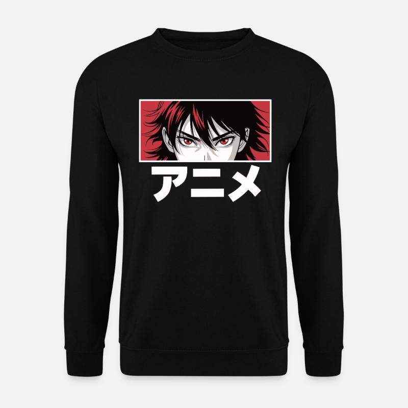 Anime eyes - Unisex Sweatshirt - black