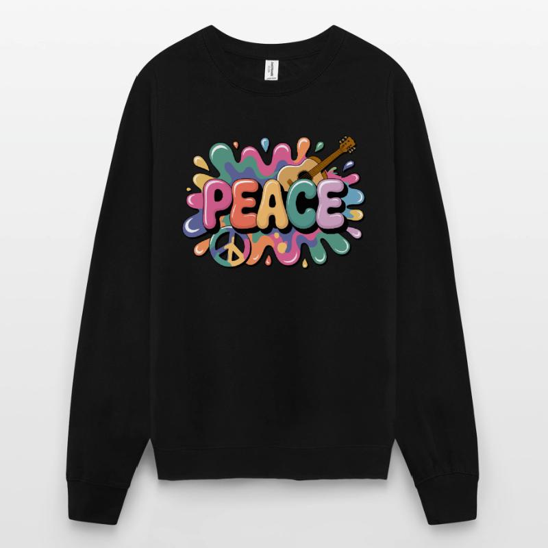PEACE – Psychédélique Sweat-shirt Unisexe