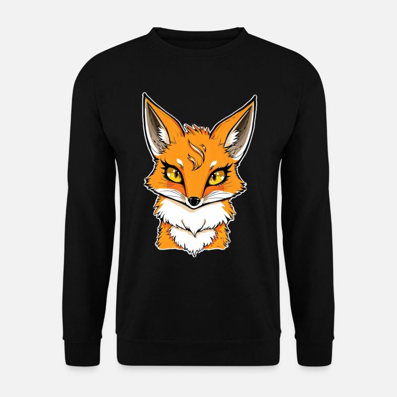 Fox - Unisex Sweatshirt - black