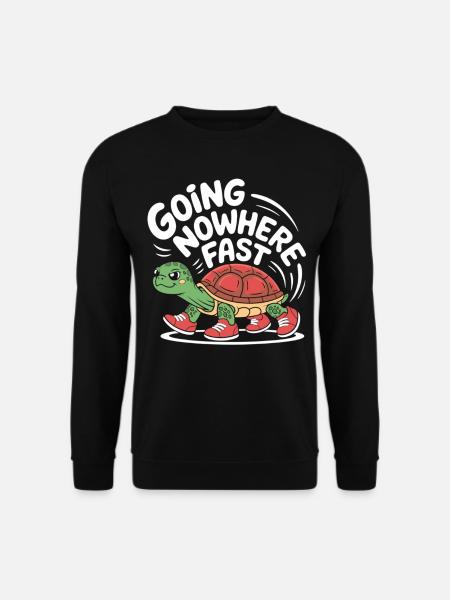 Turtle pace in style - Unisex Sweatshirt - black