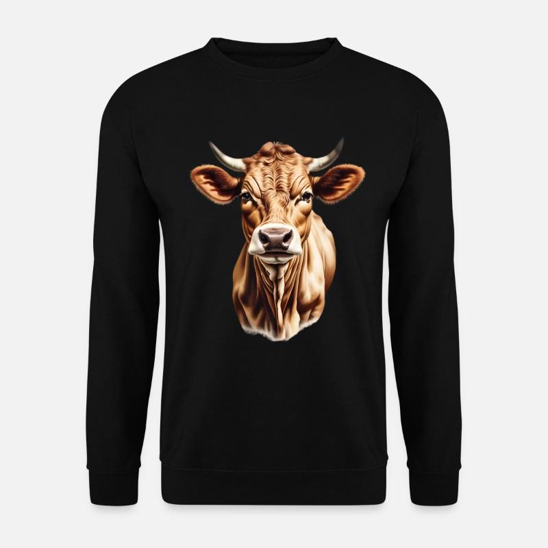Brown Cow - Unisex Sweatshirt - black