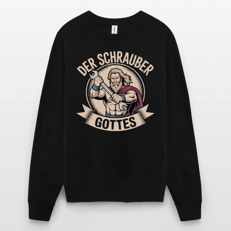 Der Schrauber Gottes Unisex Pullover