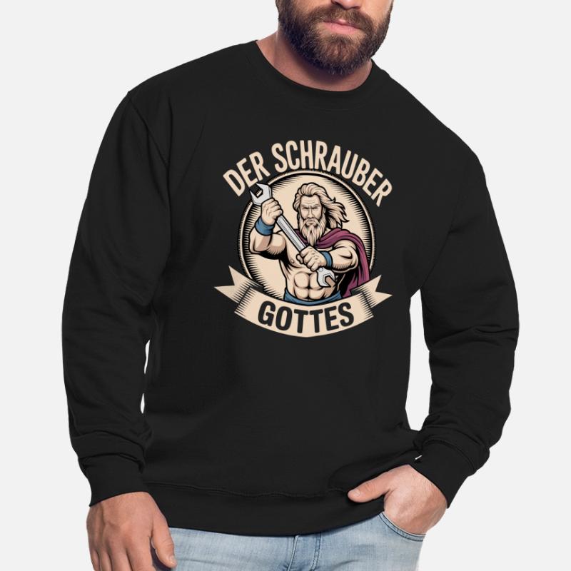Der Schrauber Gottes Unisex Pullover