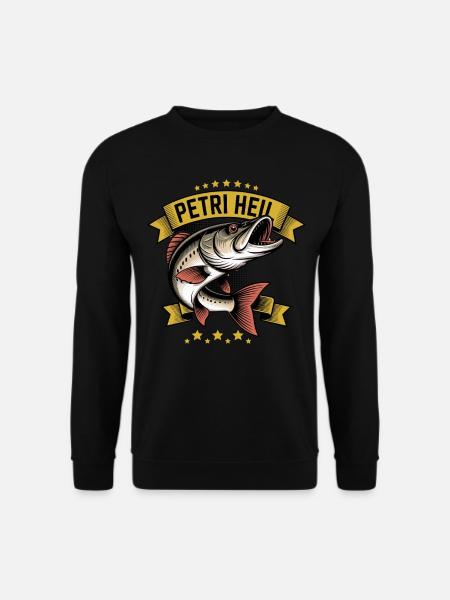 Petri Heil - Unisex Pullover - Schwarz