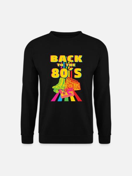 1 Back to the 80s - Unisex Sweatshirt - black