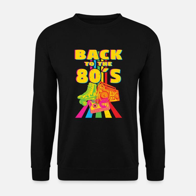 1 Back to the 80s - Unisex Sweatshirt - black