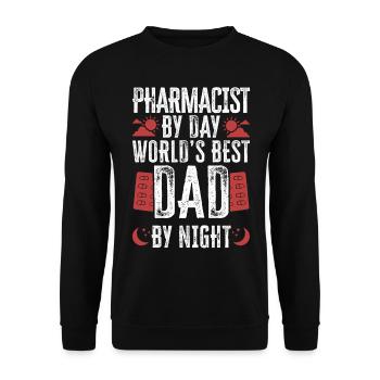 Technicien en pharmacie - Sweat-shirt Unisexe - noir - Devant - Alina (178cm) & Michal (187cm)