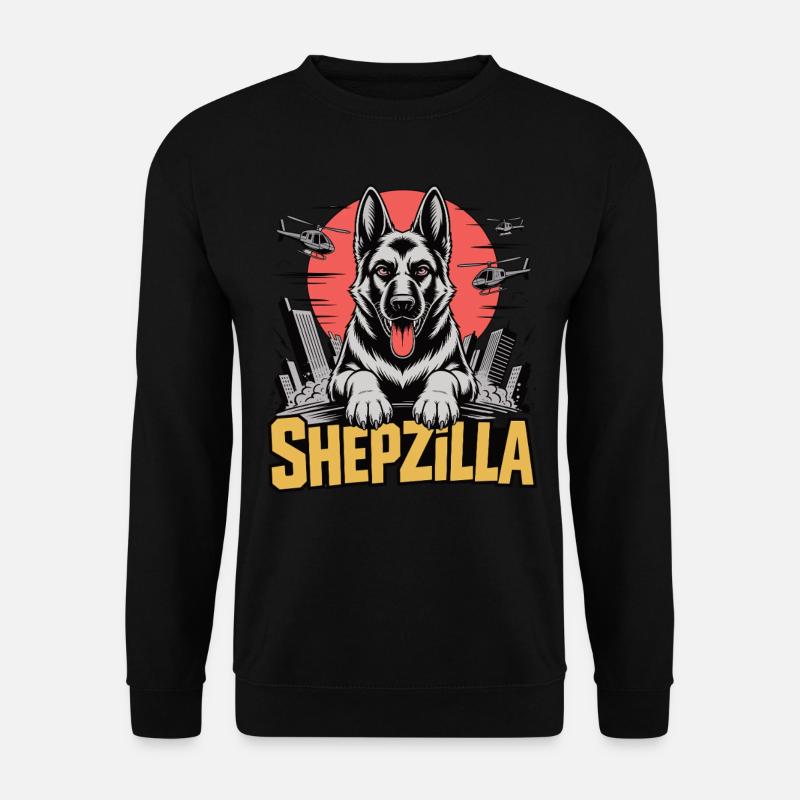 SHEPZILLA – L’empereur de la patte - Sweat-shirt Unisexe - noir