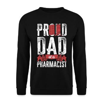 Pharmacy Tech Technician - Unisex Sweatshirt - black - Front - Alina (178cm) & Michal (187cm)