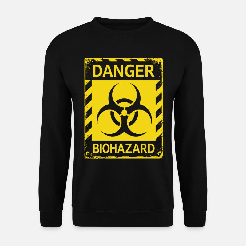 Danger Biohazard Grunge Zombies Apokalypse - Unisex Pullover - Schwarz