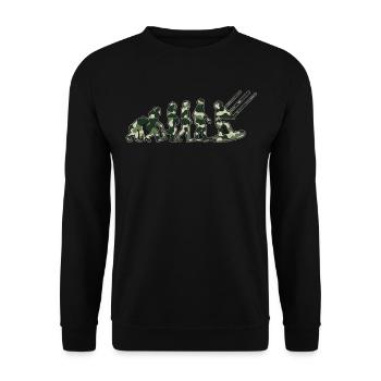Kitesurfing Evolution Watersports Kiteboarding - Unisex Pullover - Schwarz - Vorne - Alina (178cm) & Michal (187cm)