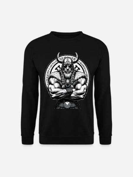 Norse Mythology Viking Warrior Valhalla - Unisex Sweatshirt - black