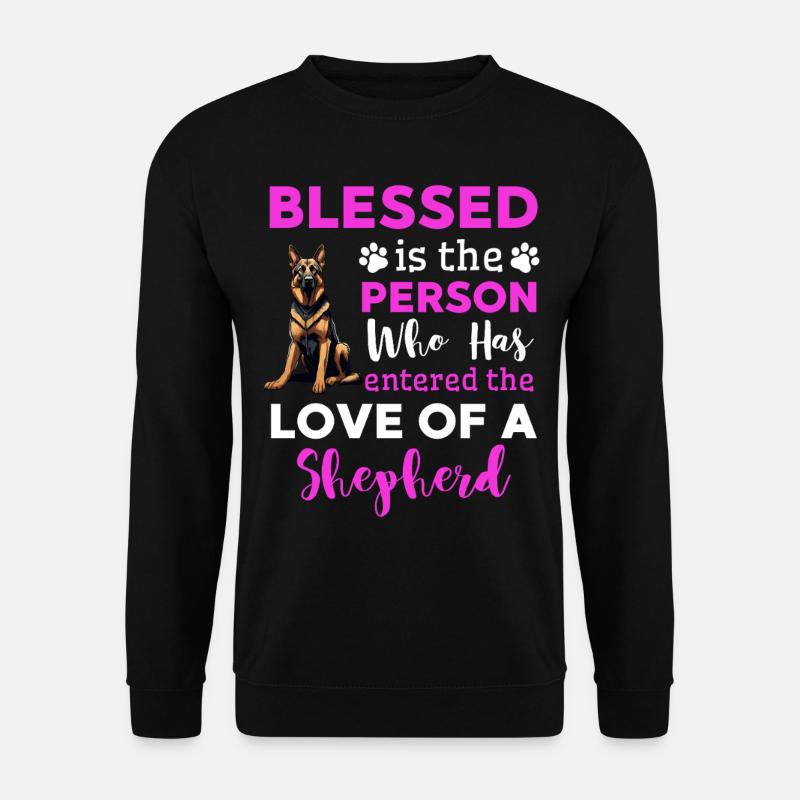 German Shepherd Dog Saying - Unisex Sweatshirt - black