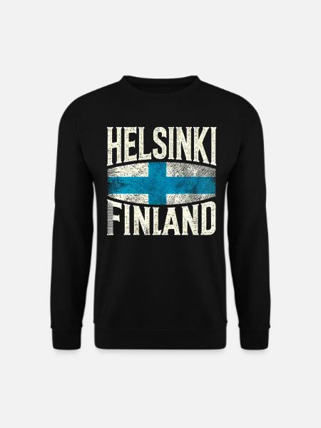 Helsinki, Finlande - Sweat-shirt Unisexe - noir