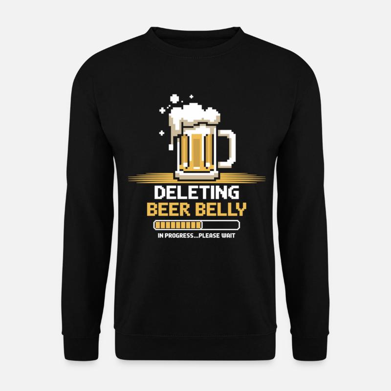 Progrès : Poitrine de bière claire - Sweat-shirt Unisexe - noir