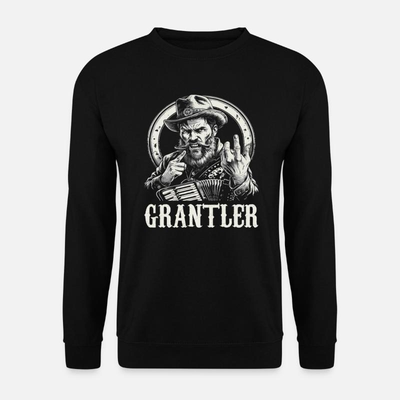 Grantler Dialectes bavarois Bavière - Sweat-shirt Unisexe - noir