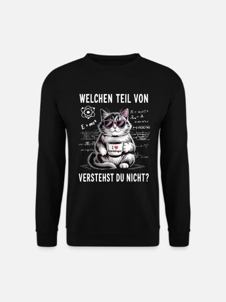 Welchen Teil von Quanten Physik vestehst du nicht - Unisex Pullover - Schwarz