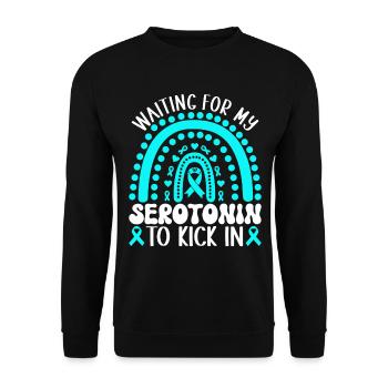 Trouble anxieux Trouble anxieux - Sweat-shirt Unisexe - noir - Devant - Alina (178cm) & Michal (187cm)