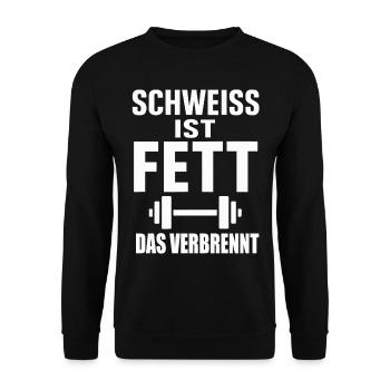 Chemise de fitness Gym Sport Style - Sweat-shirt Unisexe - noir - Devant - Alina (178cm) & Michal (187cm)