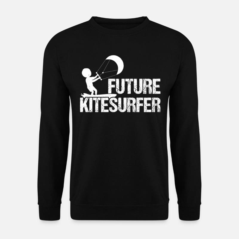 Kiteboarding bébé - Future Kitesurfer - Sweat-shirt Unisexe - noir