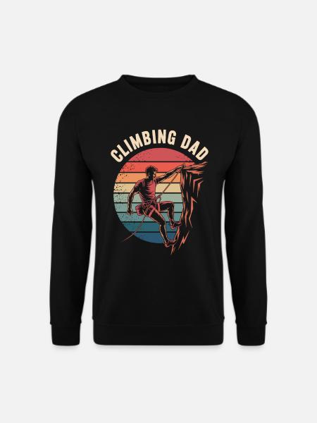 Climbing Dad - Unisex Sweatshirt - black